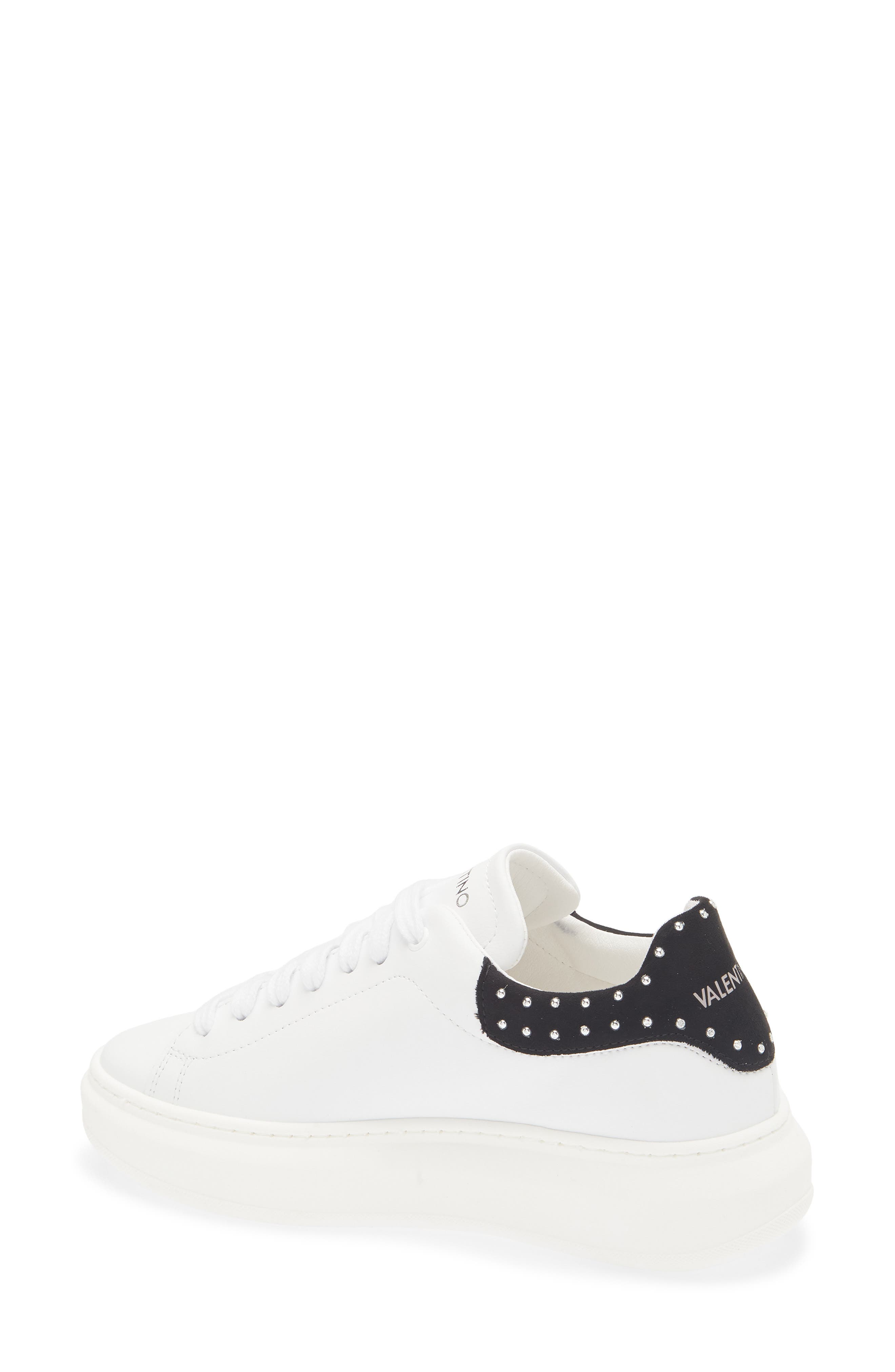 VALENTINO BY MARIO VALENTINO Fresia Low Top Sneaker, Alternate, color, White Black