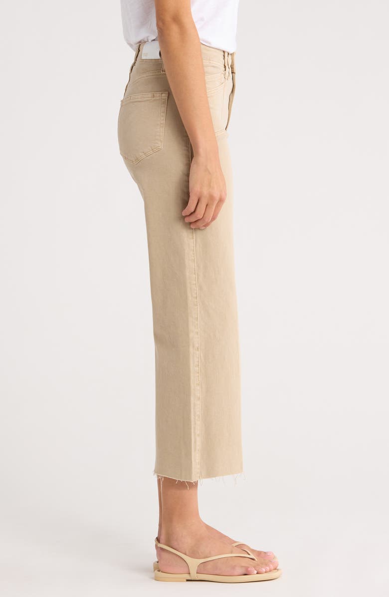 PAIGE Anessa High Waist Ankle Wide Leg Jeans, Alternate, color, Vintage Soft Sand