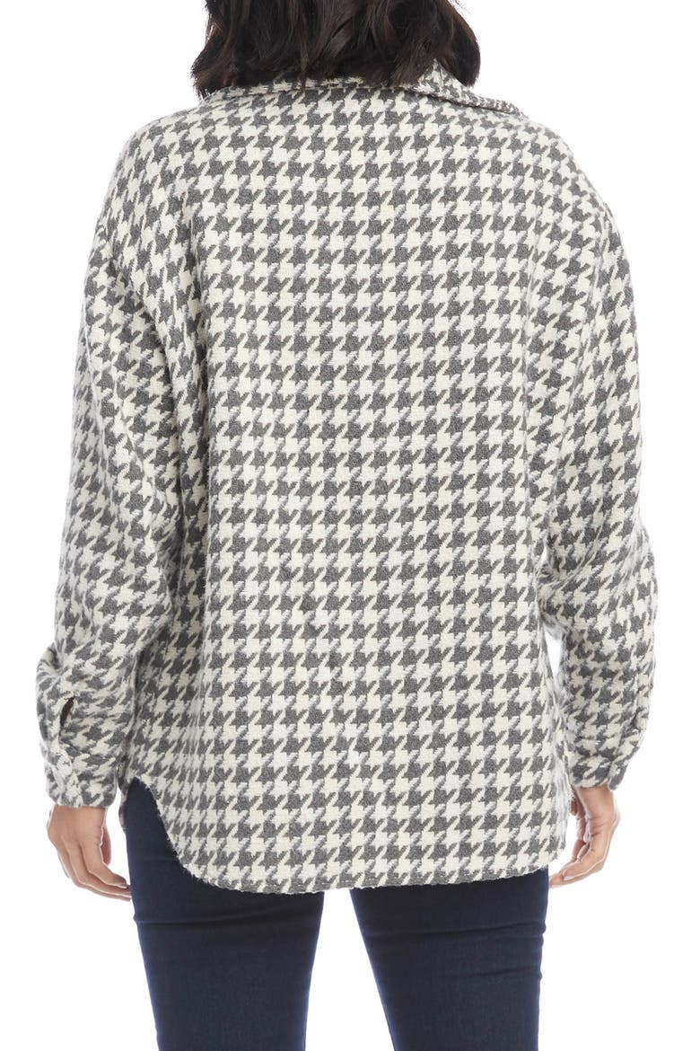 Houndstooth Shirt Jacket, Alternate, color, HOUNDSTOOTH