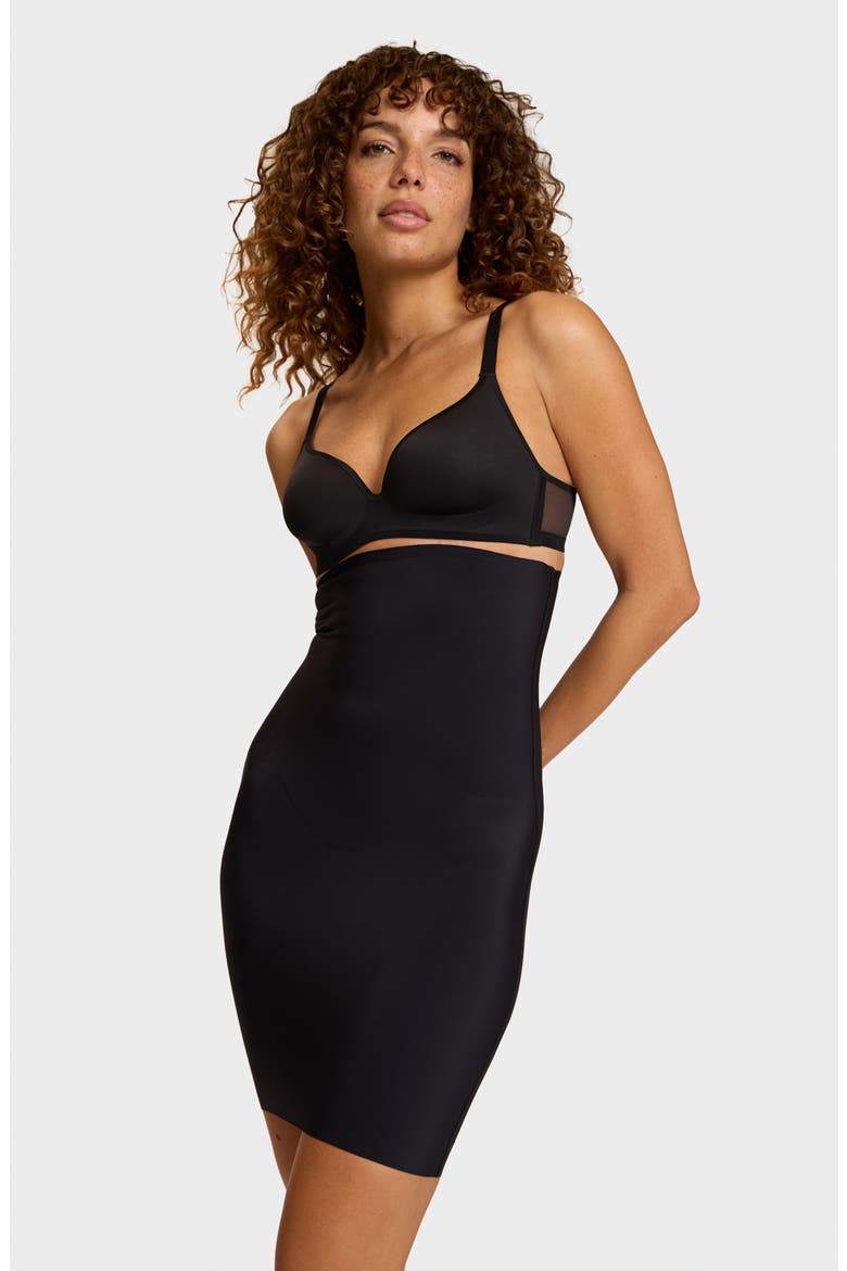 Zone High Waist Half Slip, Alternate, color, BLACK