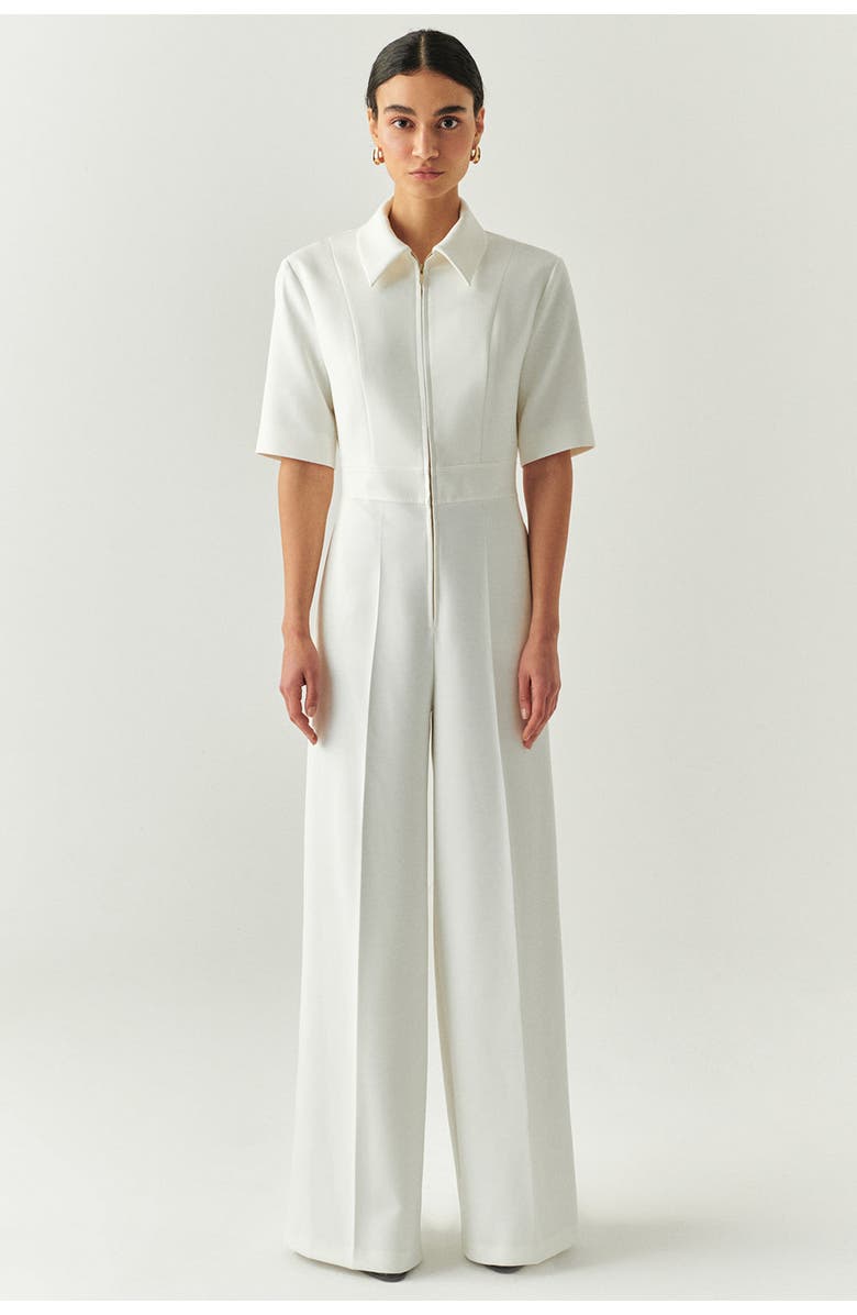 Exquise Valery Jumpsuit, Alternate, color, White