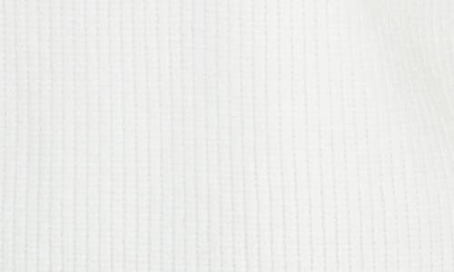 Rain And Rose Feather Trim Crewneck Sweater In Ivory