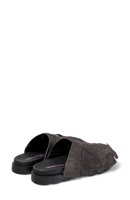 Camperlab Brutus Slide Sandal In Gray