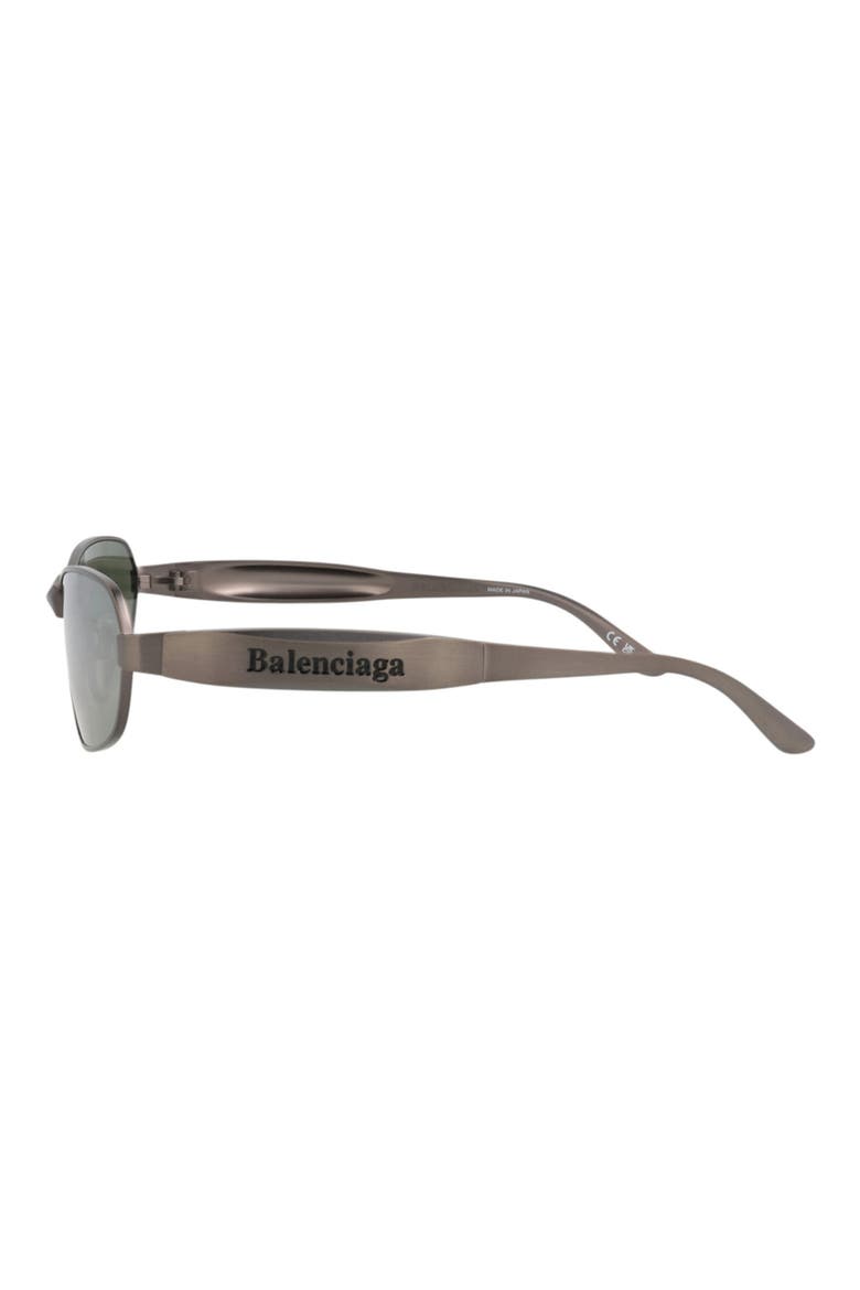 66mm Novelty Sunglasses, Alternate, color, RUTHENIUM RUTHENIUM GREEN