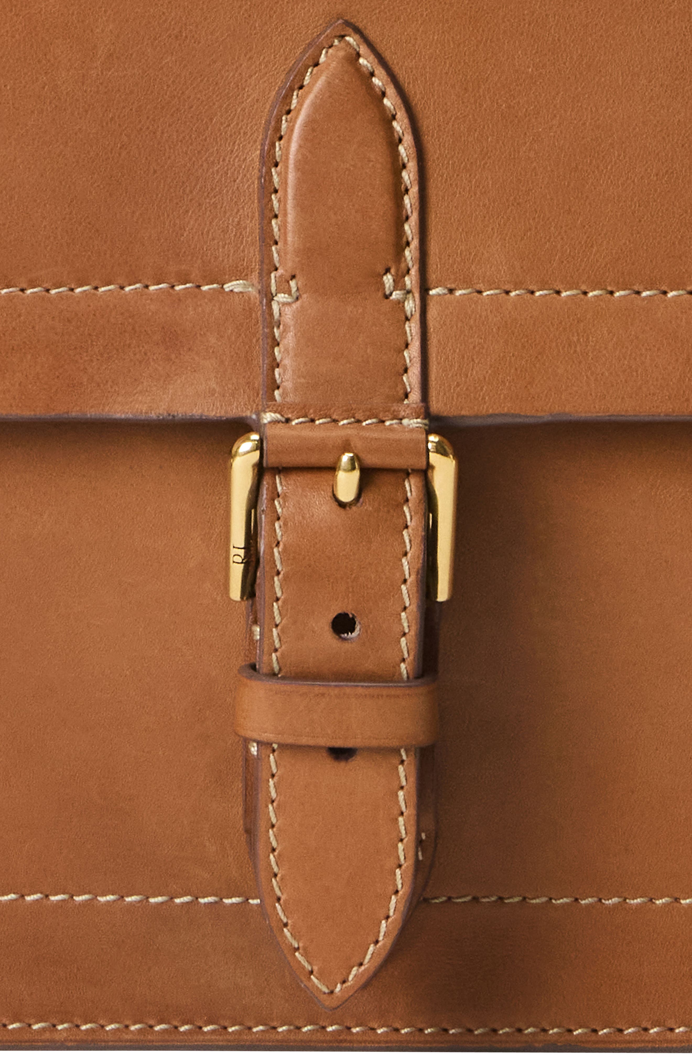 Ralph Lauren Purple Label Bedford Calfskin Leather Briefcase, Alternate, color, 