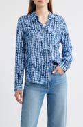 Rails Josephine Ikat Print Button-Up Shirt