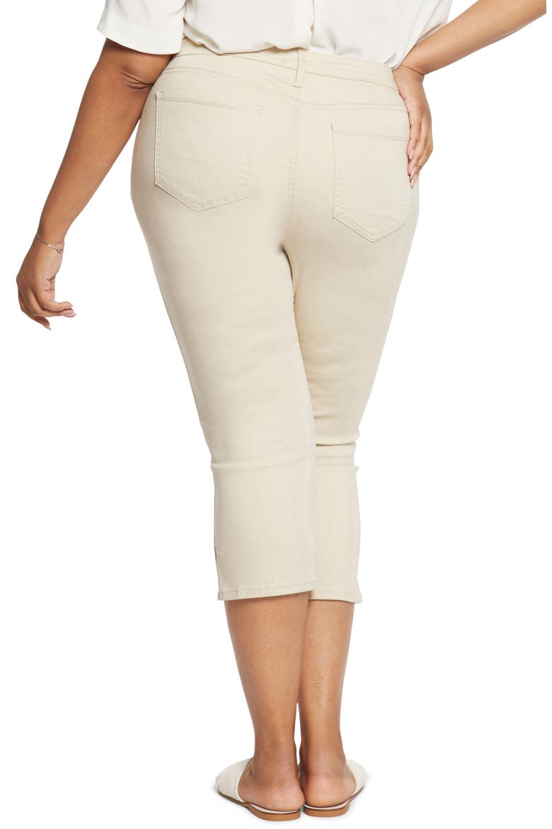 Chloe Side Slit Capri Jeans, Alternate, color, FEATHER