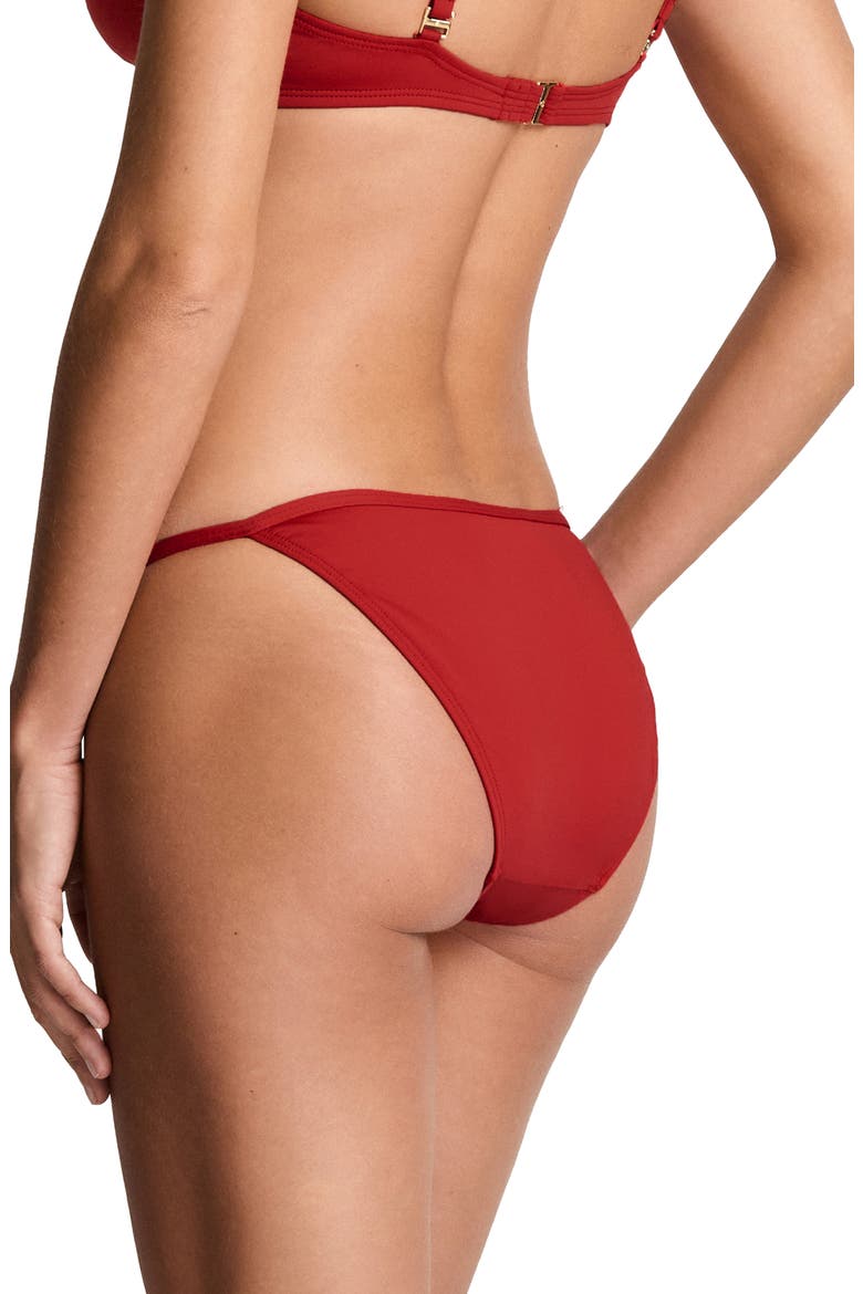 Logo Bikini Bottoms, Alternate, color, CRUISING RED