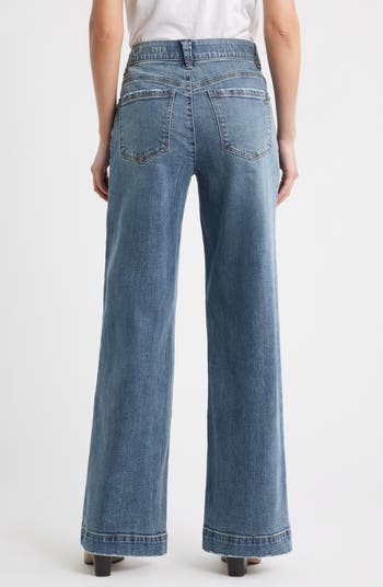 Sam 'Ab'Solution High Waist Wide Leg Jeans