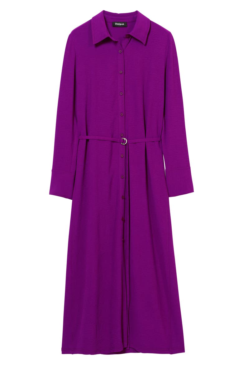 Washington Long Sleeve Shirtdress, Alternate, color, PURPLE