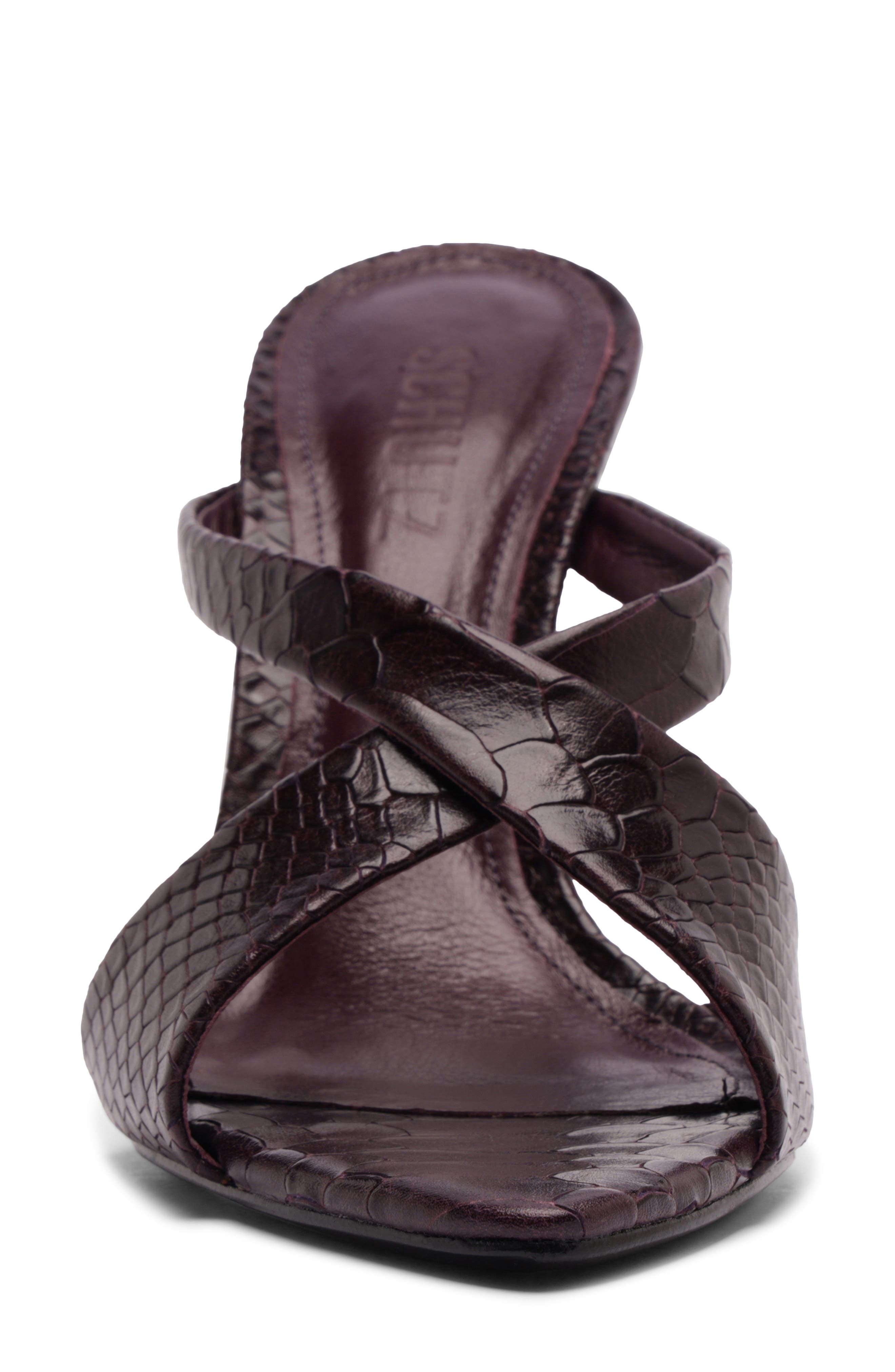 Schutz Glenda Sandal, Alternate, color, Dark Plum