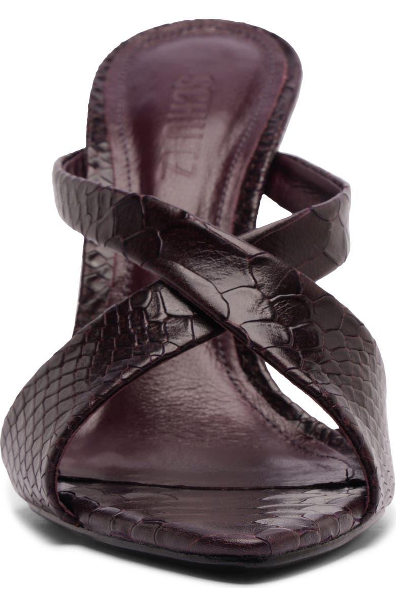 Schutz Glenda Sandal, Alternate, color, Dark Plum