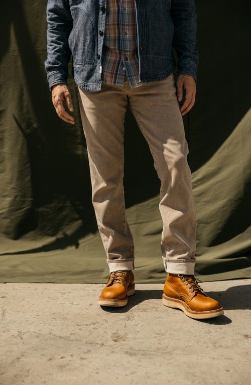 Hiroshi Kato The Hammer Straight Leg 10.5-ounce Stretch Selvedge Jeans In Brown