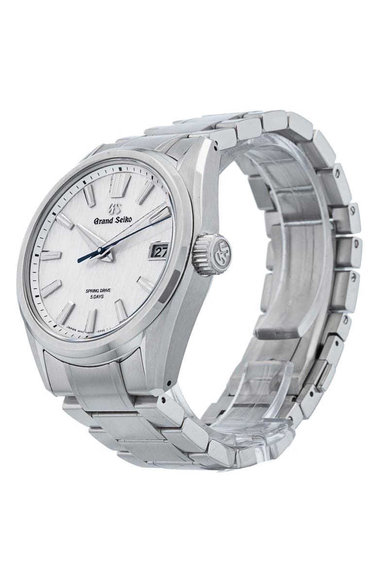 Watchfinder & Co. Preowned 2024 Grand Seiko SLGA009 Automatic Bracelet Watch, 40mm, Alternate, color, White