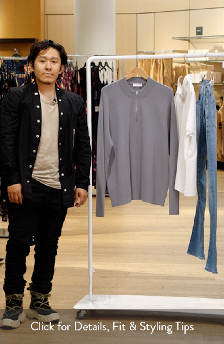 Quarter Zip Sweater, sales video thumbnail