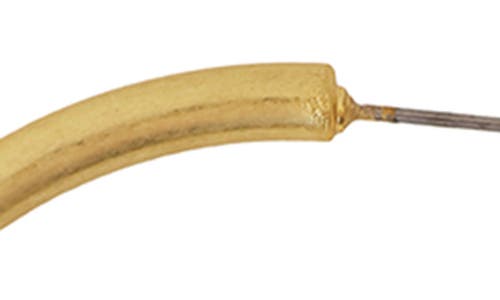 Panacea Brushed Hoop Earrings