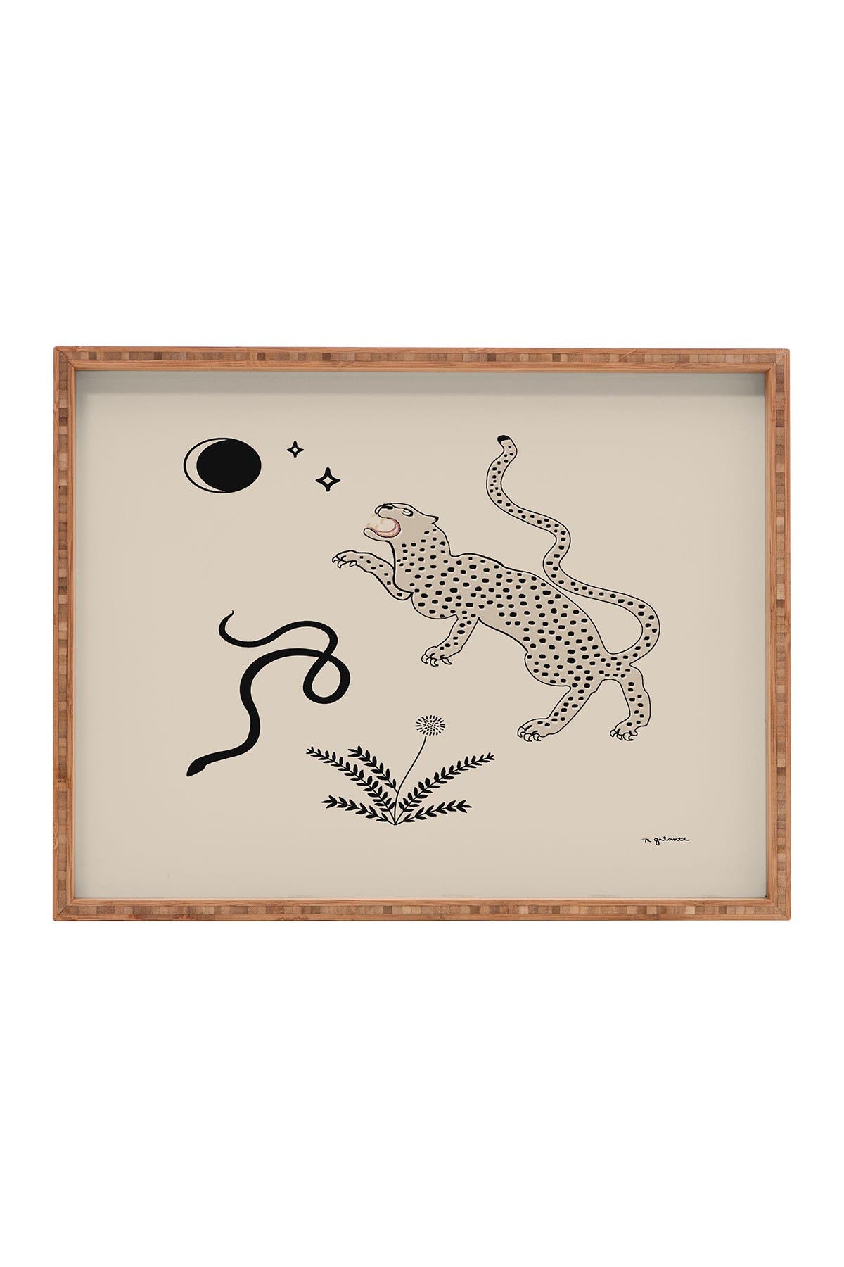 Deny Designs Megan Galante Desert Prey Rectangular Bamboo Tray