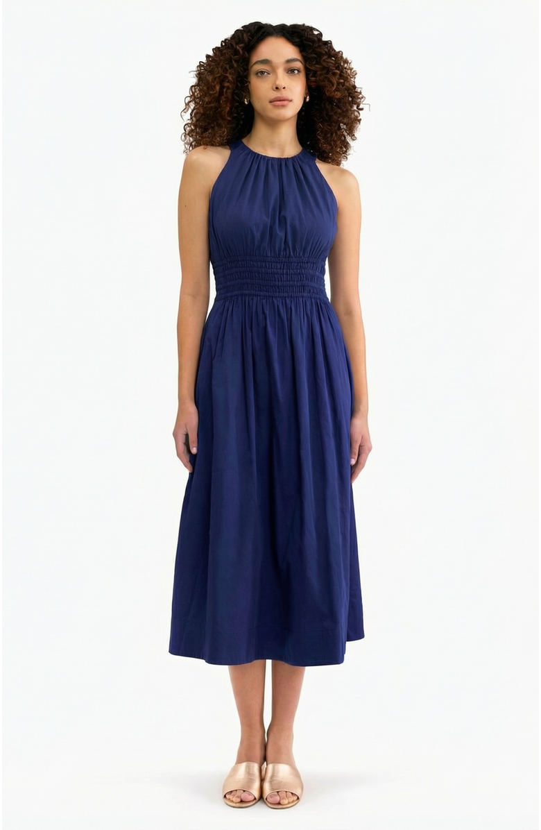 Rebecca Taylor Emelia Dress, Main, color, Blue Sapphire