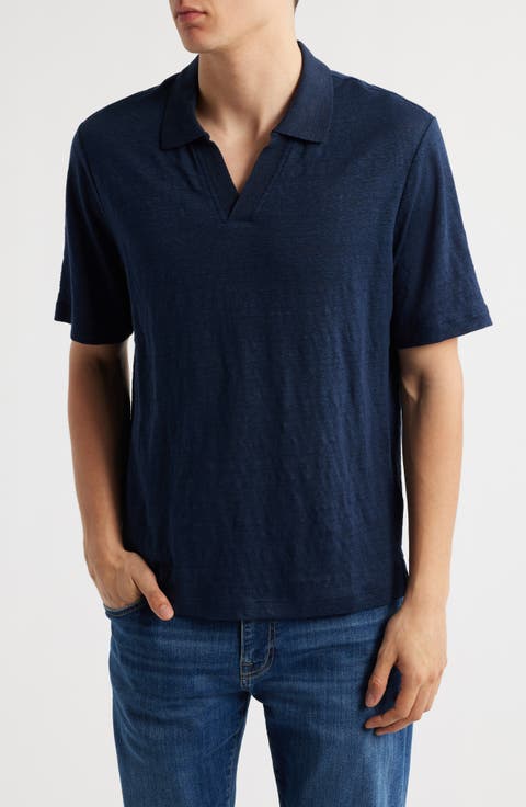 Linen Johnny Collar Polo