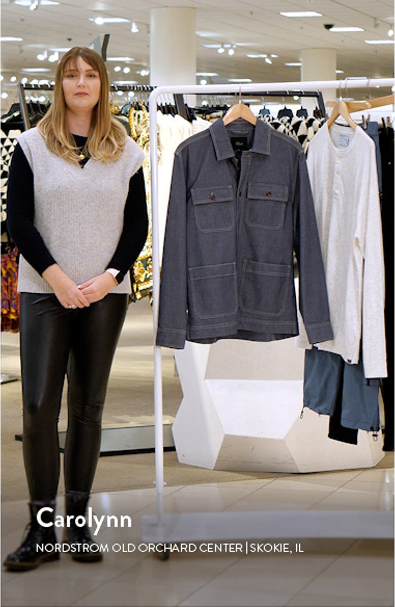 Franklin Cotton Blend Shirt Jacket, sales video thumbnail