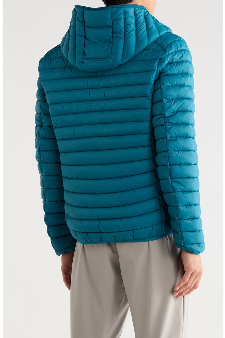 Luca Water Resistant Hooded Packable Puffer Jacket, Alternate, color, HORIZON BLUE