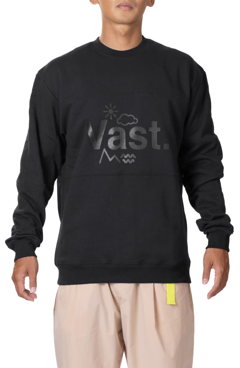 VAST Crewneck Logo Graphic Sweatshirt, Main, color, 