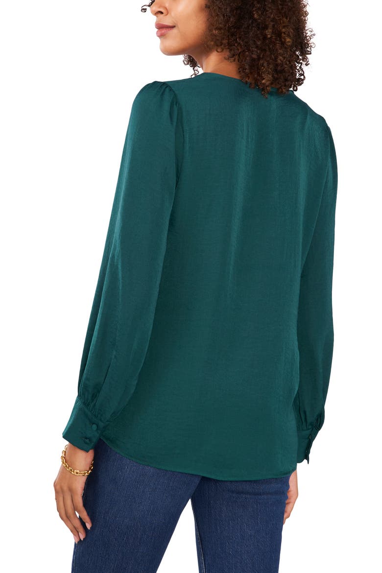 Studded Blouse, Alternate, color, RICH SPRUCE