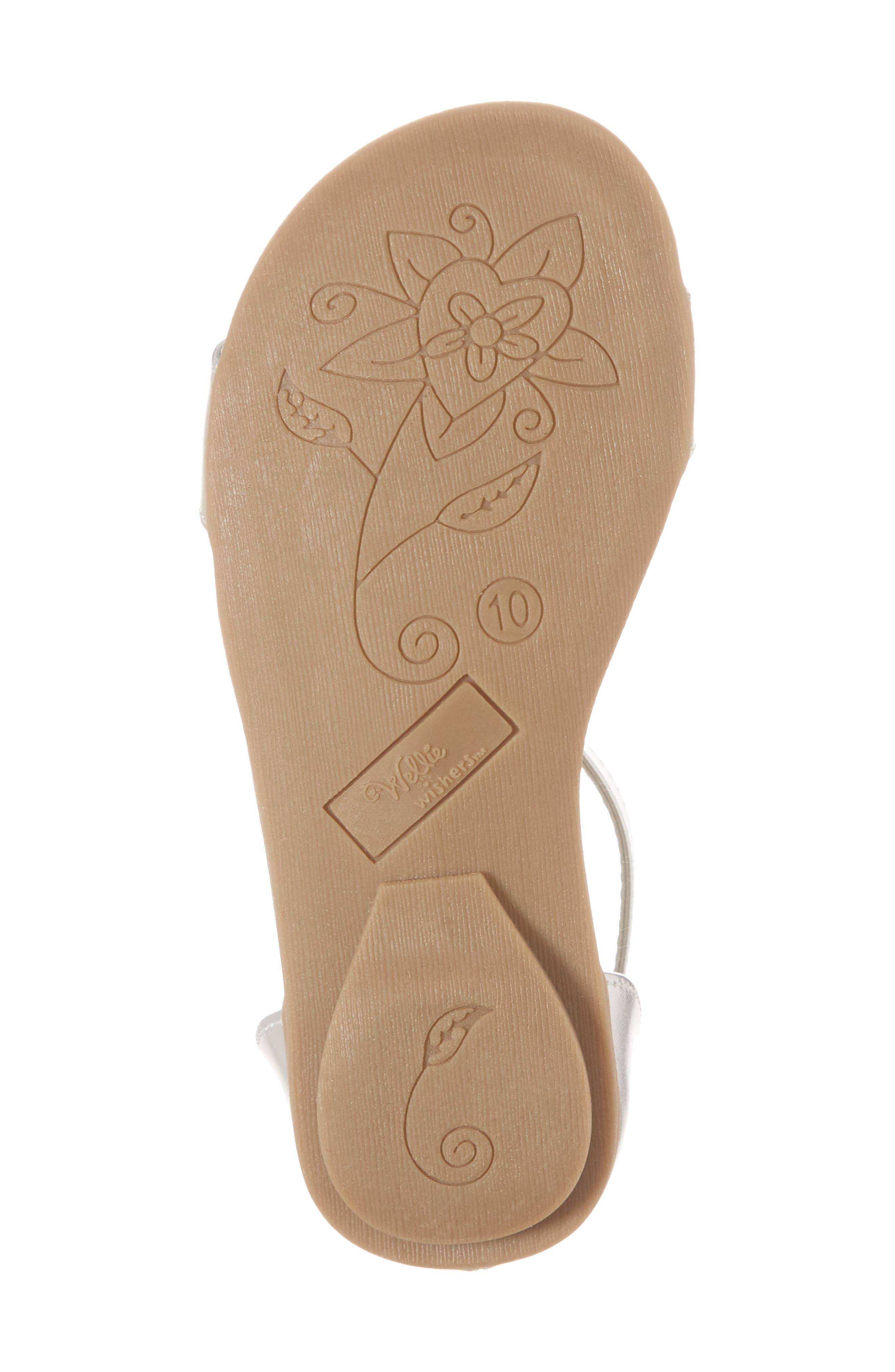 WellieWishers from American Girl Camille Shell Sandal, Alternate, color, 