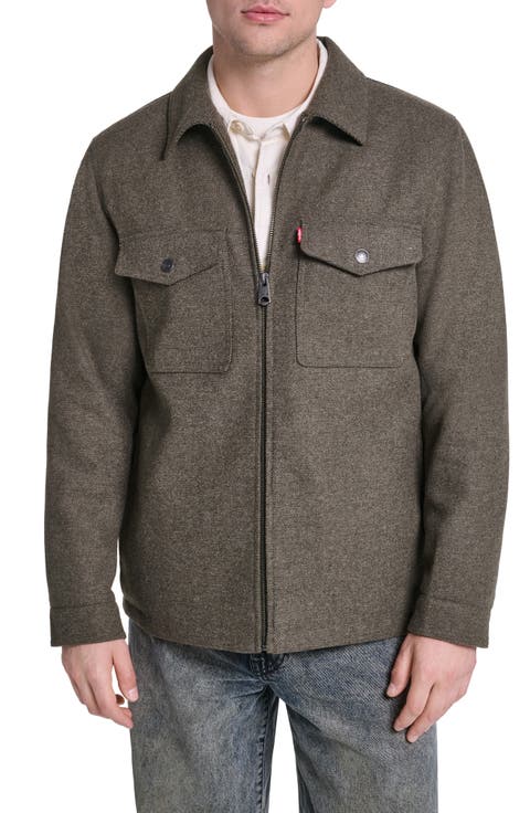 Zip Front Shacket
