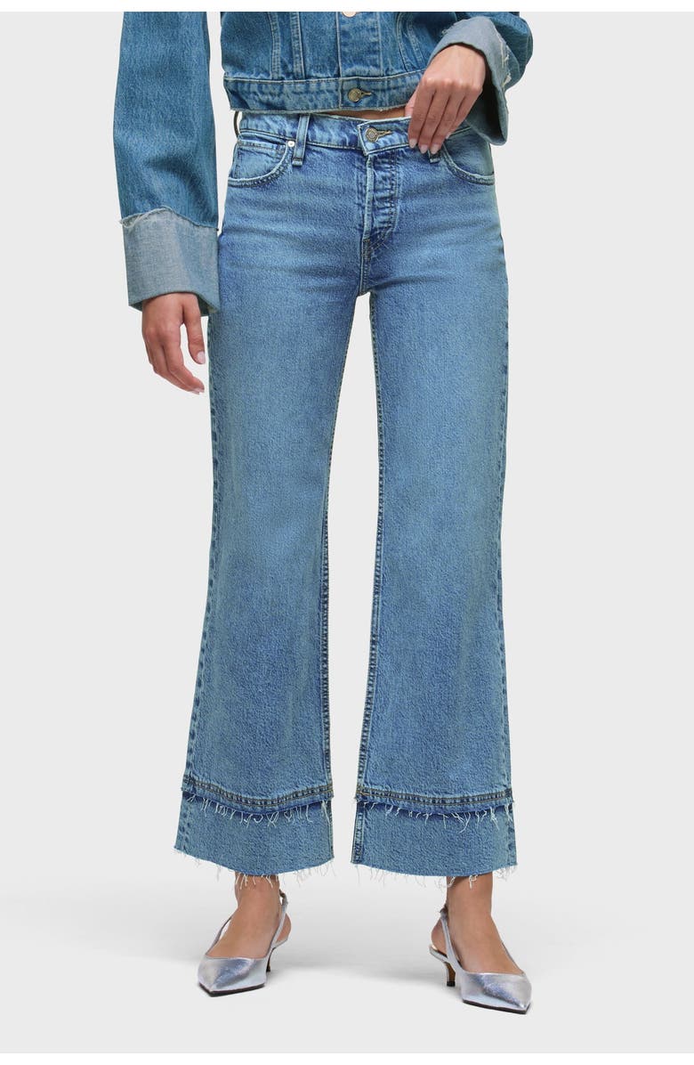 Hudson Jeans Rosie High-Rise Wide Leg Ankle Raw Hem, Main, color, Express