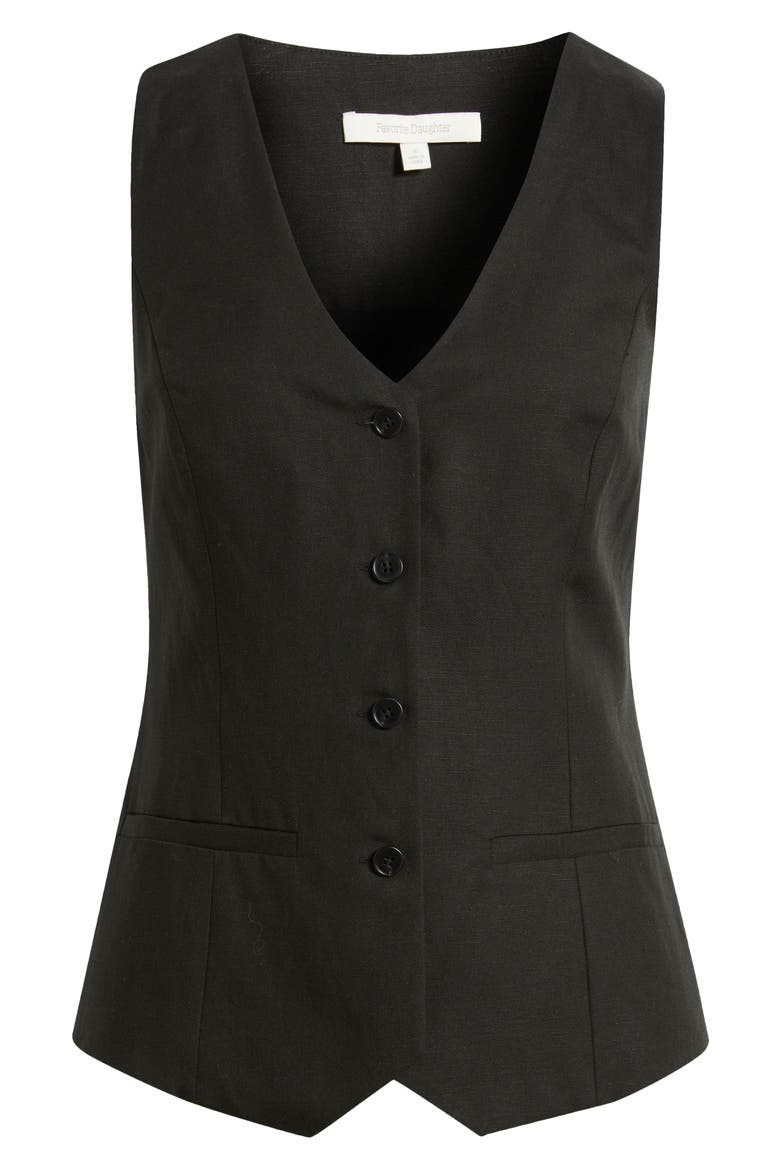 The Jones Vest, Alternate, color, BLACK