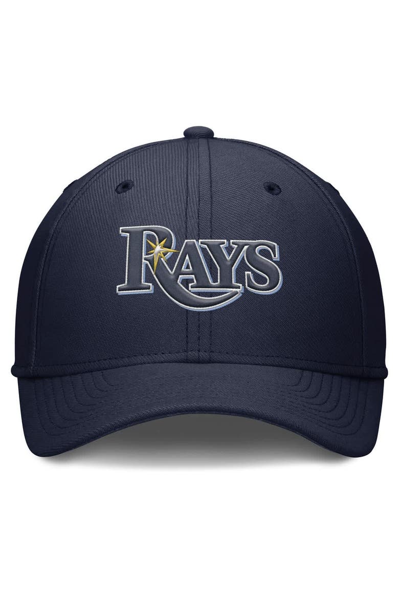 Men's Nike Navy Tampa Bay Rays Rise Performance Flex Hat, Alternate, color, Navy