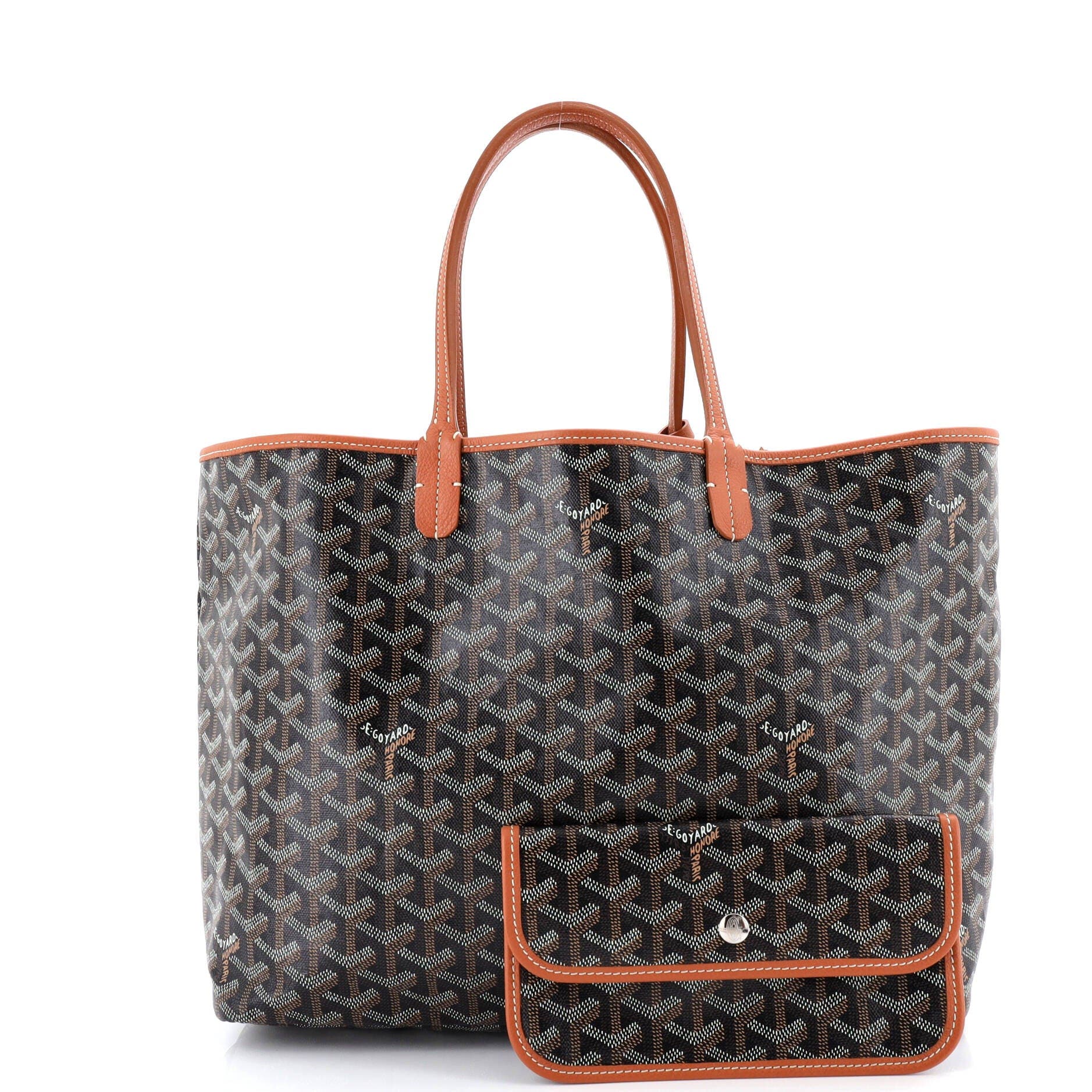 Pre-Owned Goyard Saint Louis Tote Coated Canvas PM, Alternate, color, 