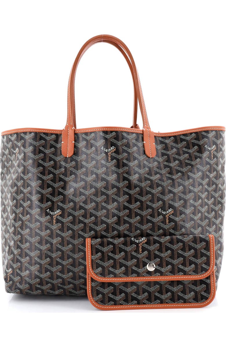 Pre-Owned Goyard Saint Louis Tote Coated Canvas PM, Alternate, color, Black