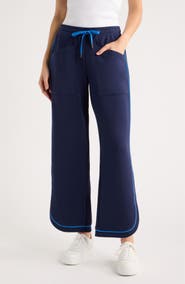 Bernardo Pull On Wide Leg Track Pants