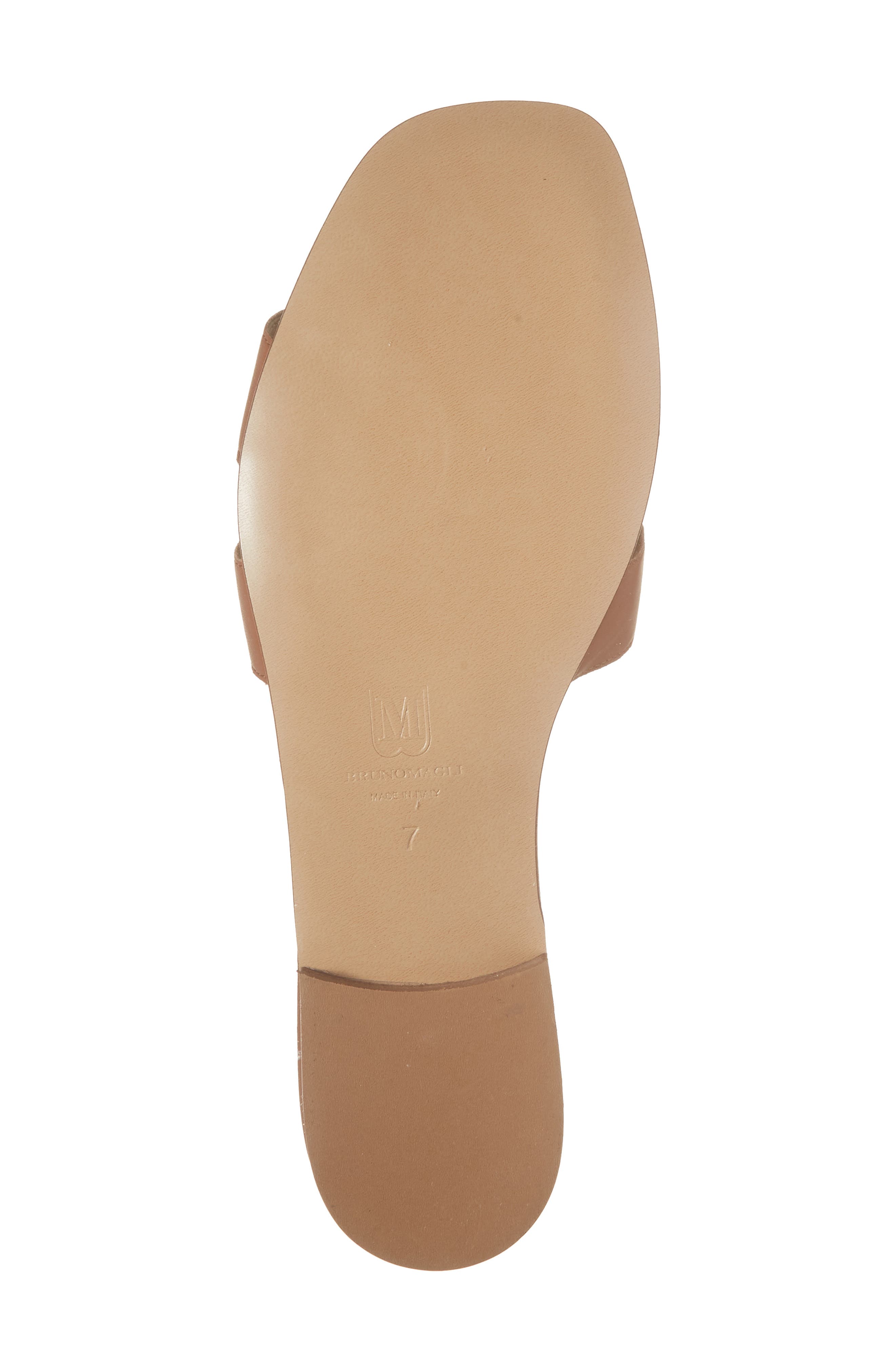 Bit Slide Sandal, Alternate, color, COGNAC NAPPA