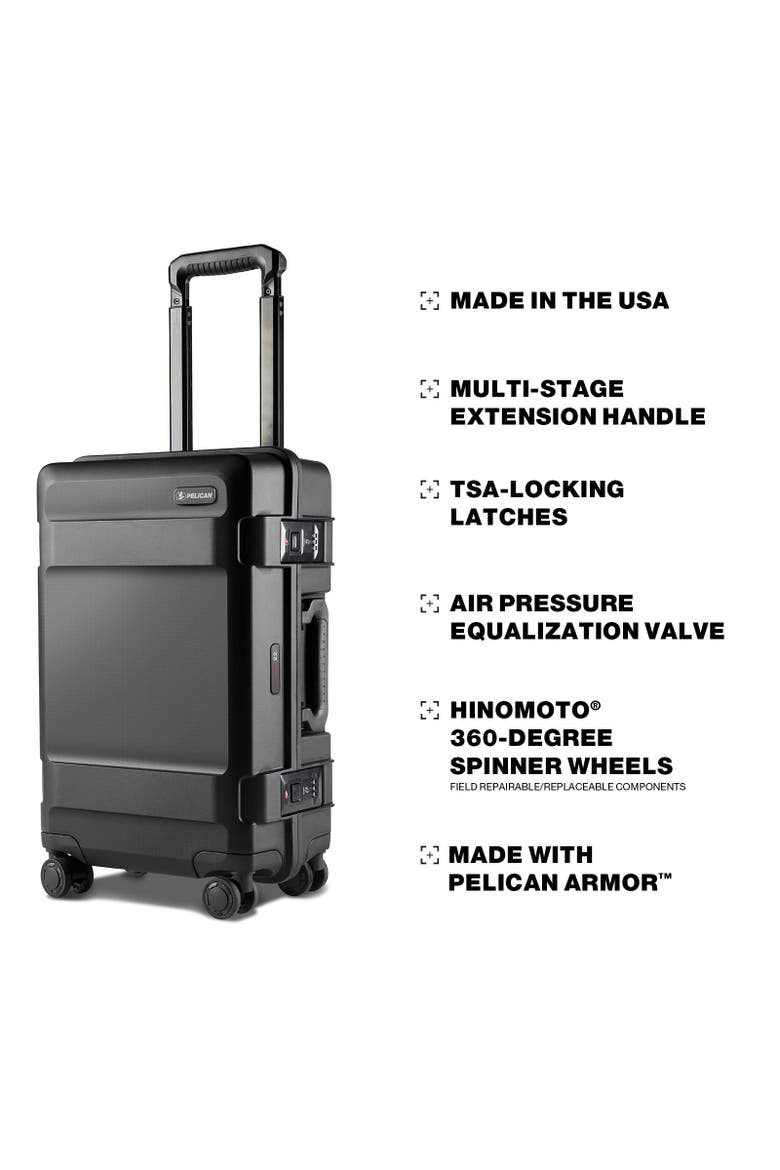 ATX Luggage  Hardside 22" Carry On Luggage with Wheels, Alternate, color, Sand