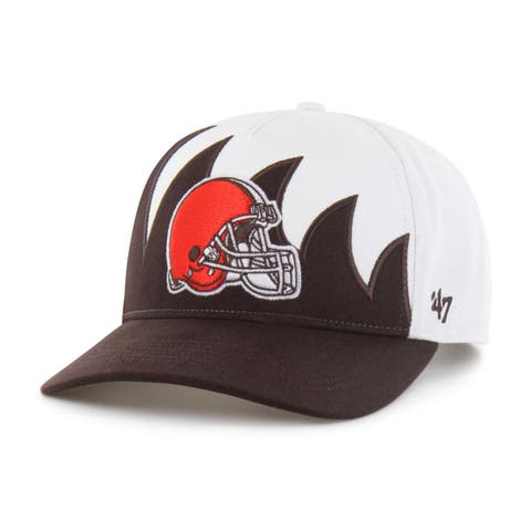 Men's '47 White Cleveland Browns Jagged Hitch Adjustable Hat