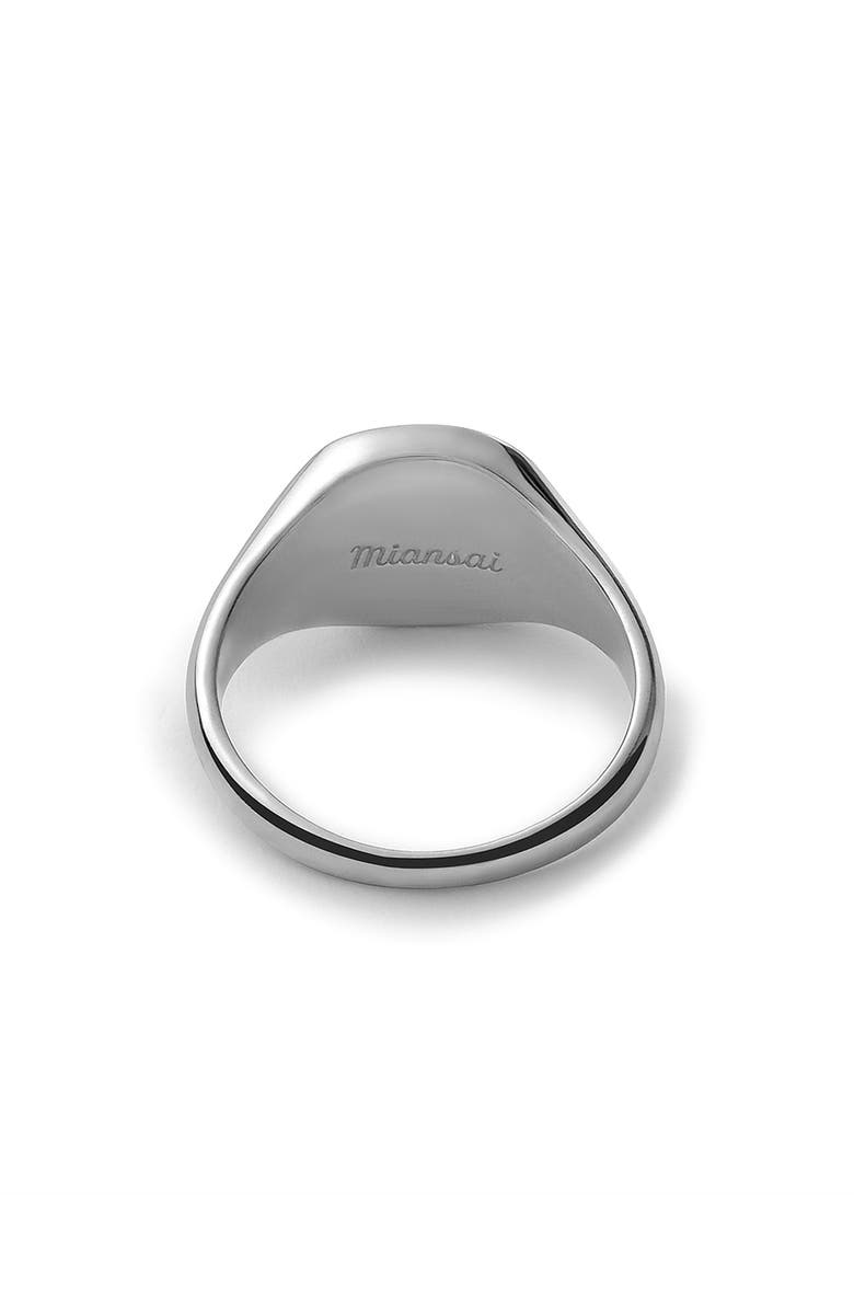 Miansai Men's Olympus Enamel Signet Ring, Alternate, color, 