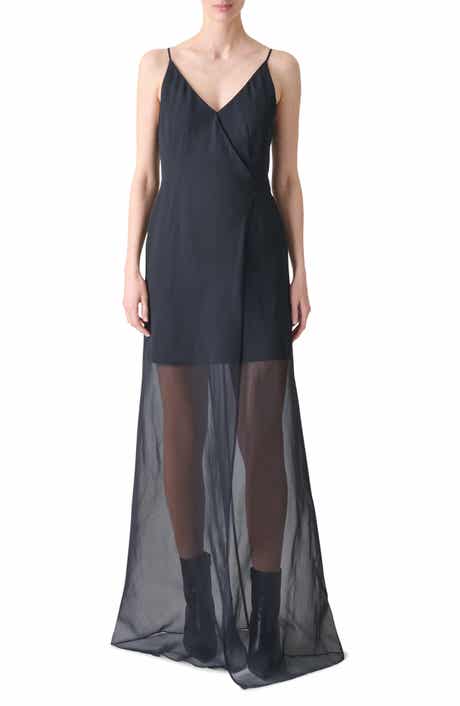 Double Face Silk & Cotton Blend Gown