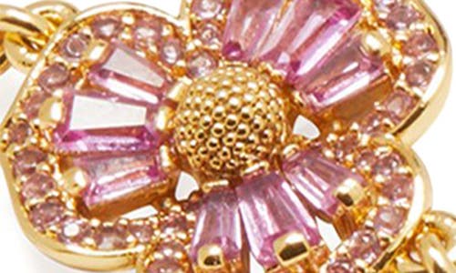 Kate Spade New York Fleurette Cubic Zirconia Station Bracelet In Multi
