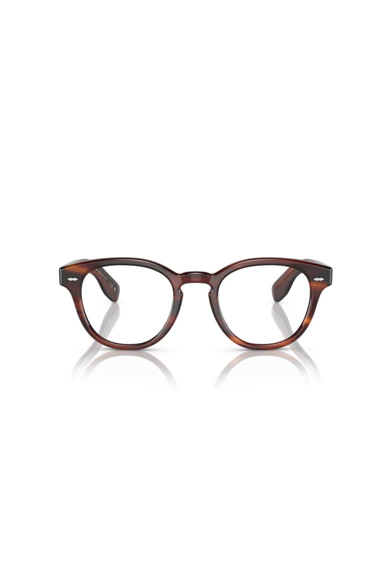 48mm Round optical glasses, Alternate, color, GRANT TORTOISE