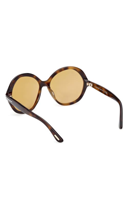 Tom Ford Annabelle 60mm Gradient Round Sunglasses