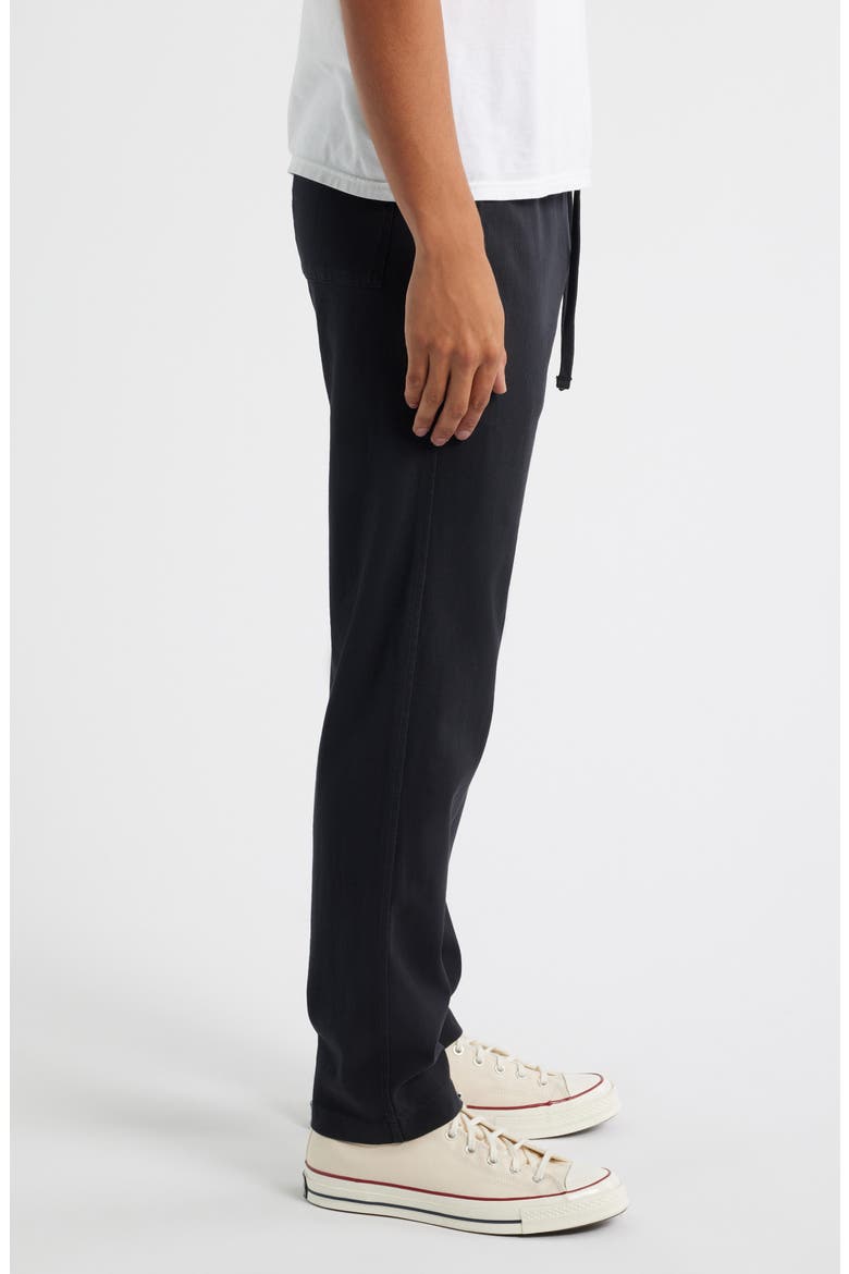 Caza Organic Cotton Drawstring Waist Pants, Alternate, color, NIGHT