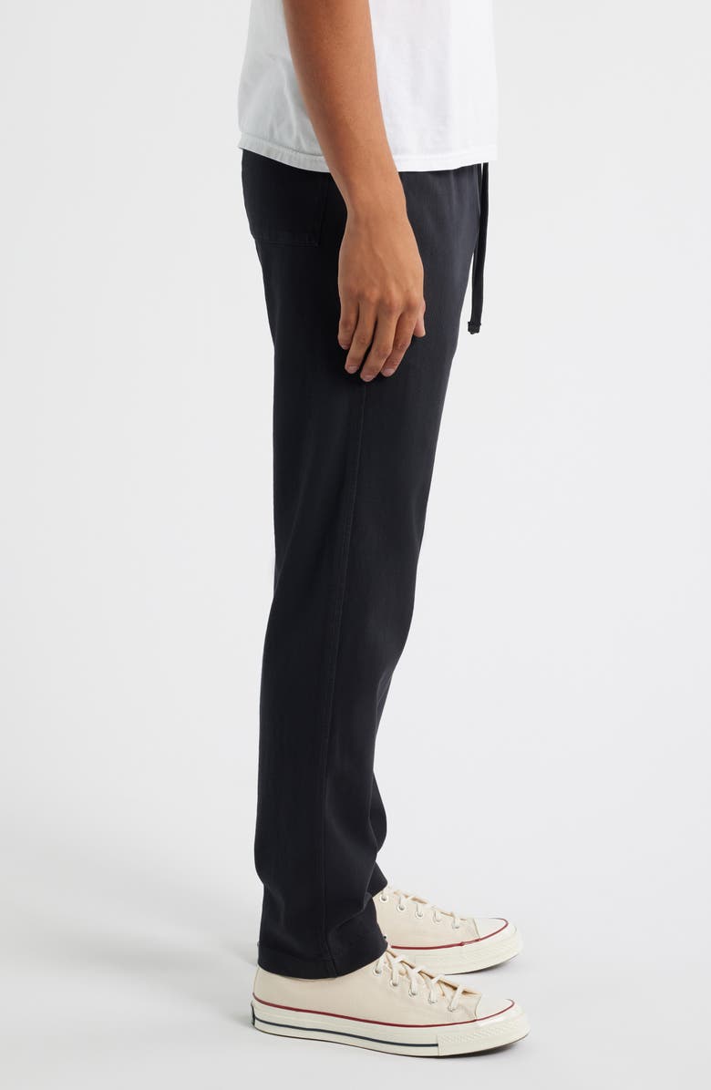 ALEX CRANE Caza Organic Cotton Drawstring Waist Pants, Alternate, color, Night