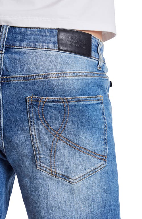 Paisley & Gray Rebel Skinny Jeans In Blue