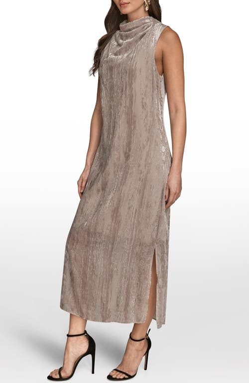 Donna Karan New York Burnout Sleeveless A-line Maxi Dress In Pink
