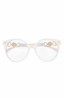 Versace 55mm Round Phantos Optical Glasses