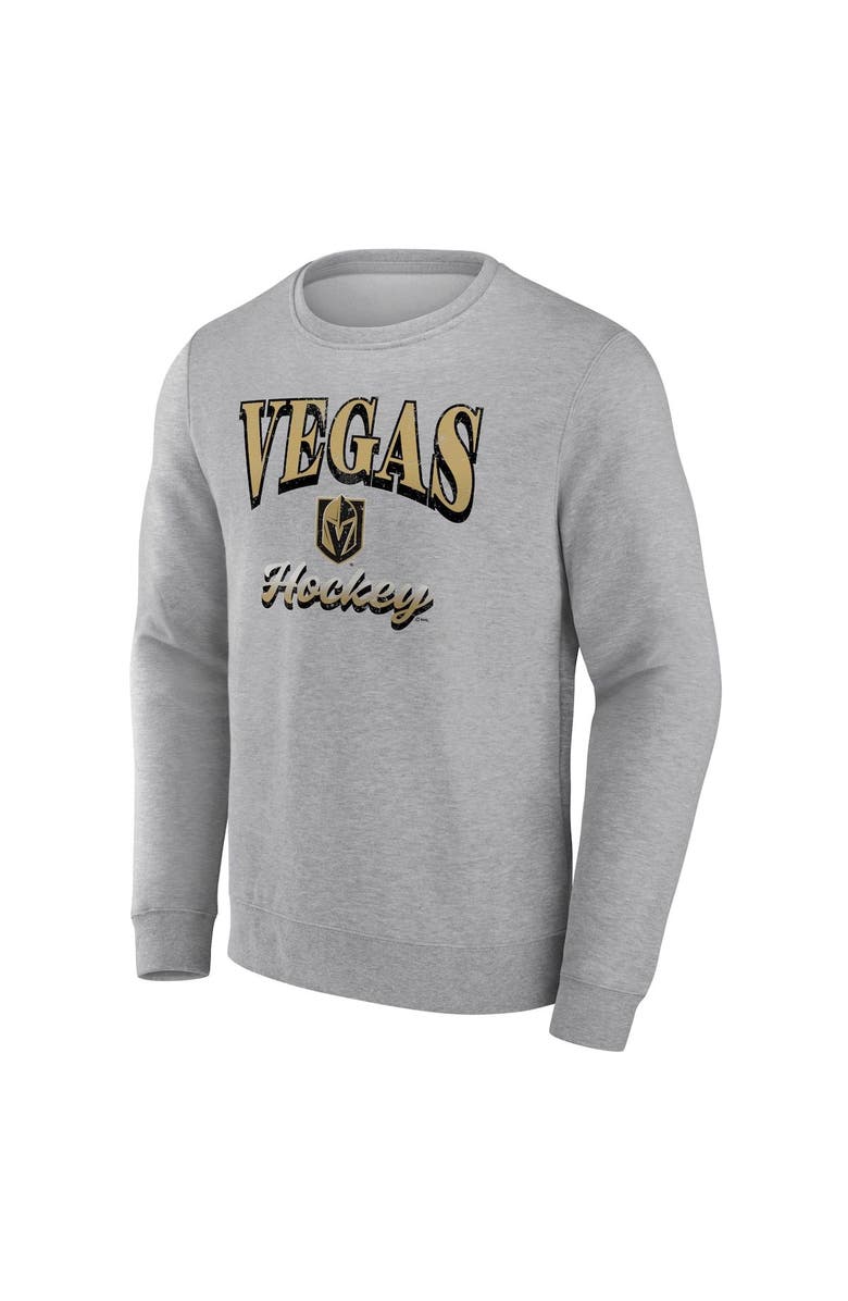 FANATICS Men's Fanatics Heather Gray Vegas Golden Knights Special Edition 2.0 Pullover Sweatshirt, Alternate, color, Heather Gray