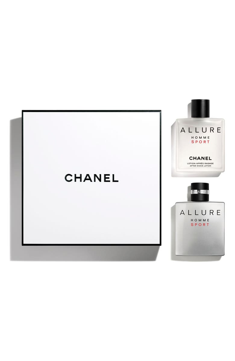 CHANEL ALLURE HOMME SPORT Eau de Toilette After Shave Lotion Set, Main, color,